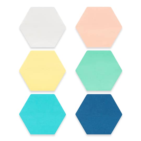 Multicolor Hexagon Planner Sticky Notes by Recollections™